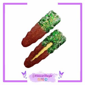 هنری بگیر | HonariBegir | گیره سر | گیره سر رزینی | گیره سر شیک | رزین | اثر هنری | اثر هنری ایران | گیره سر رزینی ملونیا